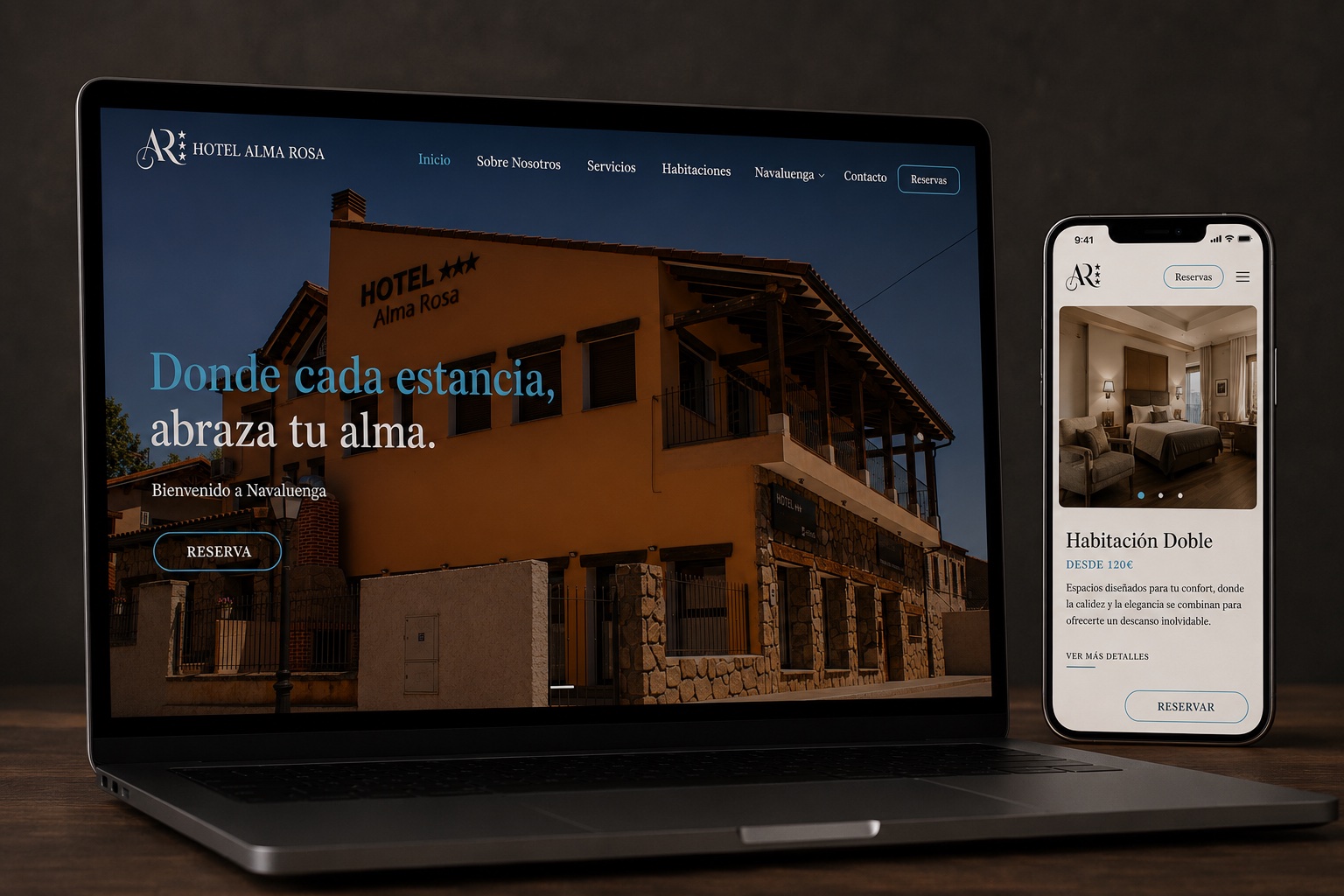 Hotel Alma Rosa · Identidad visual del proyecto